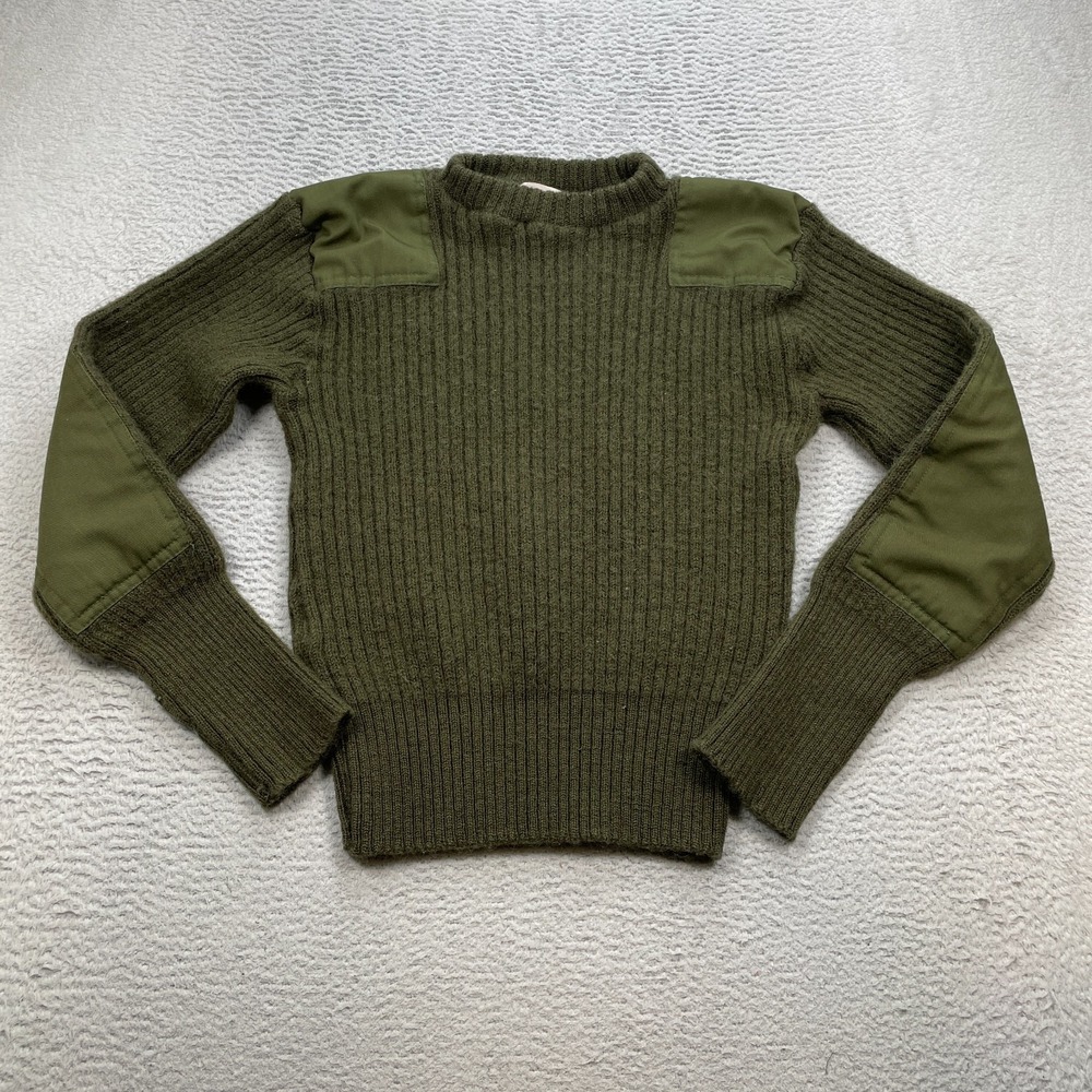 Jack Young US Military Sweater Men's Size Medium (Fits 38-40) Wool Made in USA